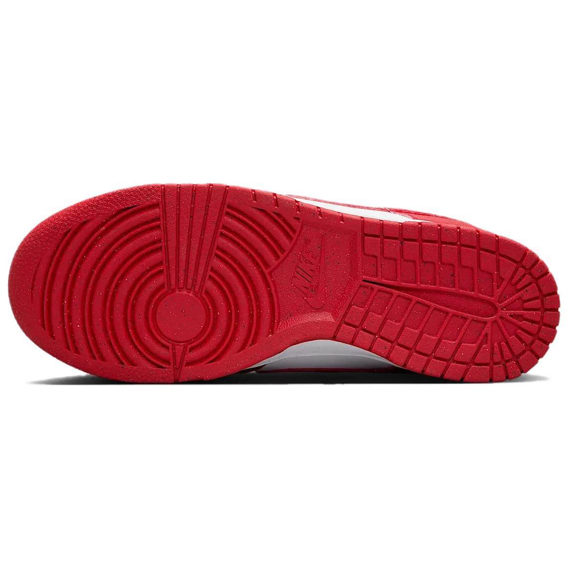 Nike Dunk кожа низкий топ скейтборд обувь женский красный — фото 6