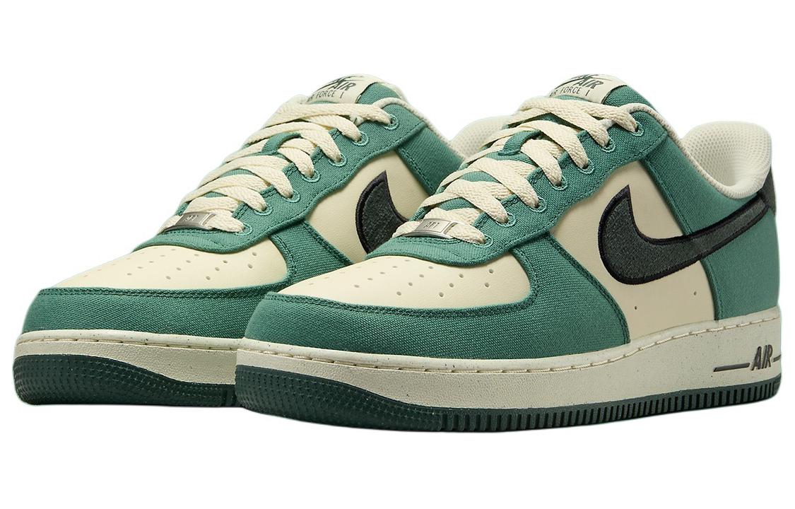 Nike Air Force 1 Low Топ Скейтборд Кроссовки Мужские Зеленые Бежевые — фото 3