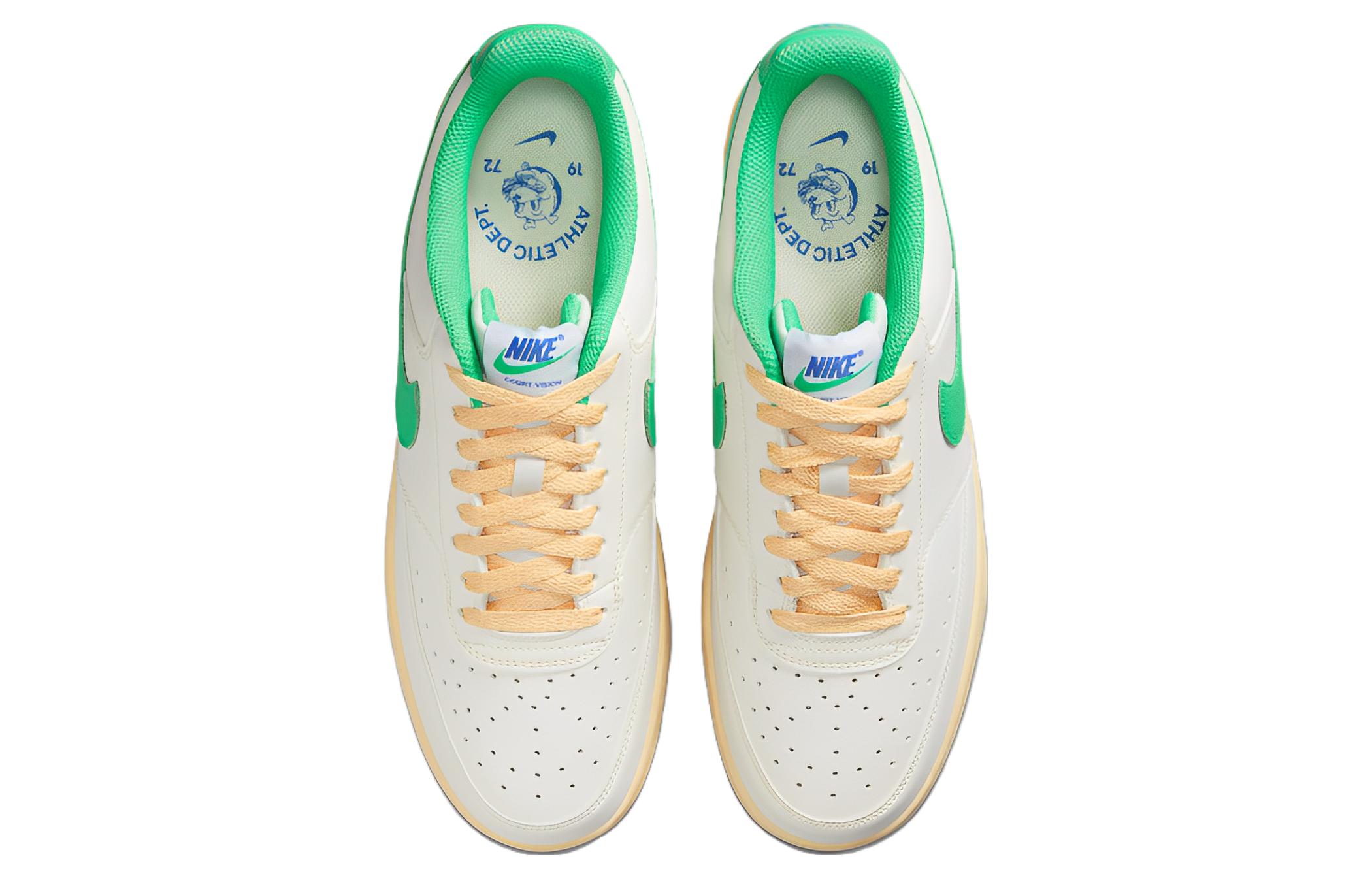 Nike Court Vision 1 Low Топ Скейтборд Кроссовки Мужские Бежево-Зеленые — фото 3