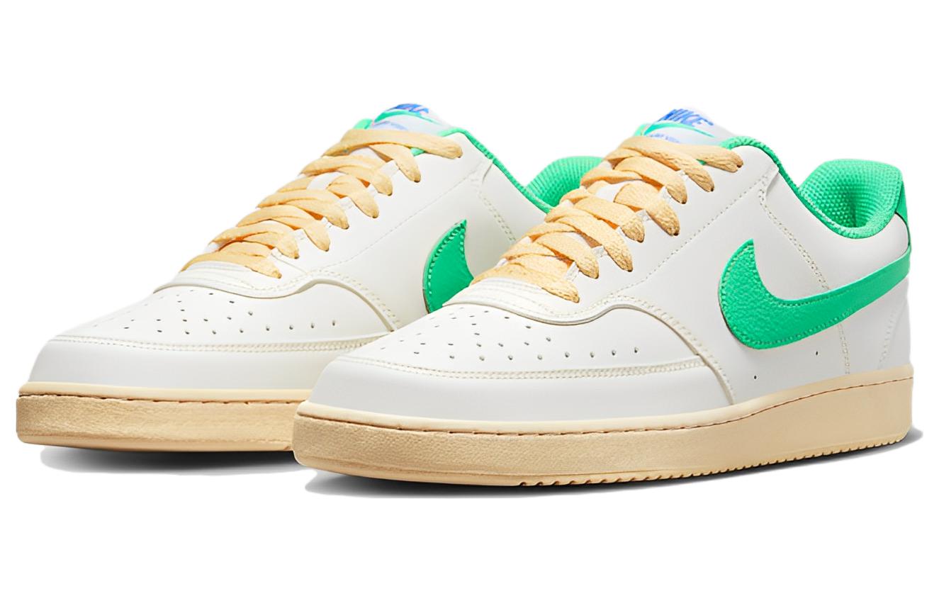 Nike Court Vision 1 Low Топ Скейтборд Кроссовки Мужские Бежево-Зеленые — фото 2