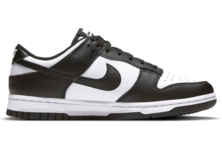 Nike Dunk 'Белый Черный' Панда Коровья кожа Амортизация Устойчивость к истиранию Низкий верх Скейтборд Обувь Женская — фото 2