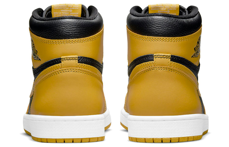Jordan Air Jordan 1 Retro High OG 'Pollen' High Top Ретро Баскетбольные Кроссовки Унисекс Черный Желтый — фото 5