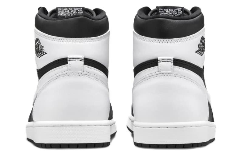 Jordan Air Jordan 1 High OG 'Черный Белый' Комфортные Высокие Кеды Винтажные Баскетбольные Кроссовки Мужские — фото 5