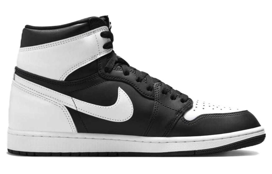 Jordan Air Jordan 1 High OG 'Черный Белый' Комфортные Высокие Кеды Винтажные Баскетбольные Кроссовки Мужские — фото 2