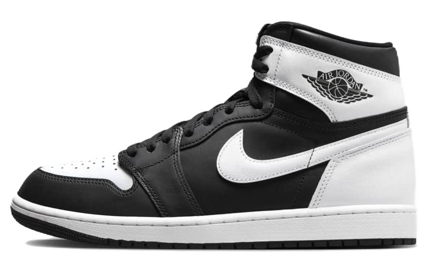 Jordan Air Jordan 1 High OG 'Черный Белый' Комфортные Высокие Кеды Винтажные Баскетбольные Кроссовки Мужские — фото 1