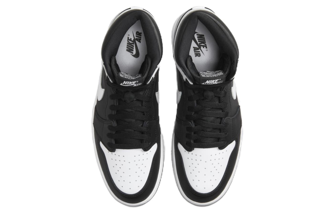 Jordan Air Jordan 1 High OG 'Черный Белый' Комфортные Высокие Кеды Винтажные Баскетбольные Кроссовки Мужские — фото 4
