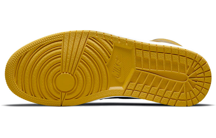 Jordan Air Jordan 1 Retro High OG 'Pollen' High Top Ретро Баскетбольные Кроссовки Унисекс Черный Желтый — фото 6