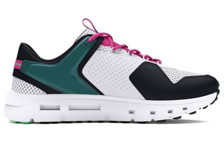 Under Armour SUMMIT TREK Low Беговые кроссовки Мужские Белый Черный Зеленый — фото 2