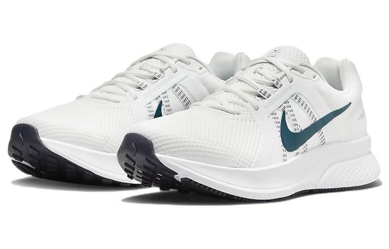 Nike Run Swift 2 Ткань Устойчивая к истиранию Дышащий Верх Низкие Повседневные Беговые Кроссовки Мужские Белые — фото 3