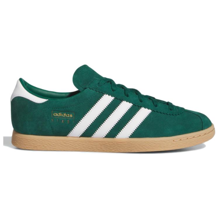 Adidas Originals Stadt Abrasion Resistant Дышащие Низкие Кроссовки для Скейтбординга Мужские Зеленые Белые — фото 2