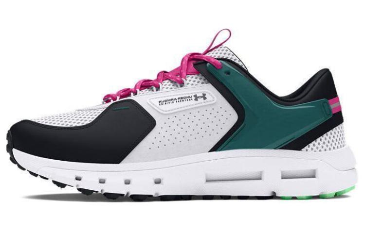 Under Armour SUMMIT TREK Low Беговые кроссовки Мужские Белый Черный Зеленый — фото 1