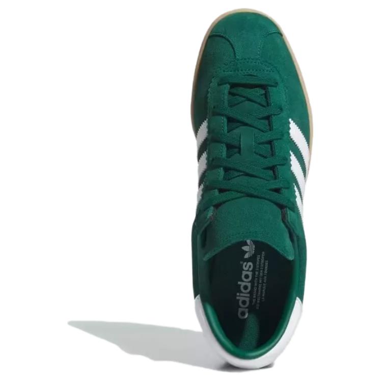 Adidas Originals Stadt Abrasion Resistant Дышащие Низкие Кроссовки для Скейтбординга Мужские Зеленые Белые — фото 4