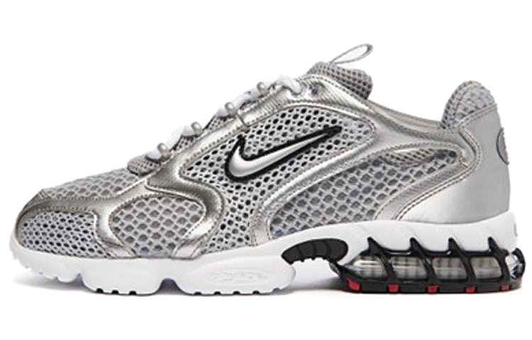 Nike Air Zoom Spiridon Cage 2 Casual Shoes Men's Low Top Silver
