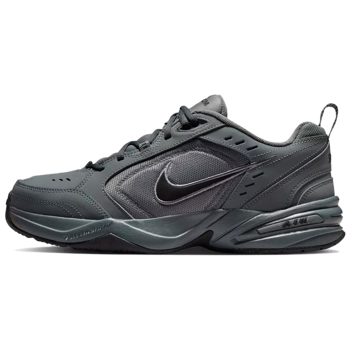Nike Air Monarch 4 Textile, Leather Casual Shoes Men's Gray