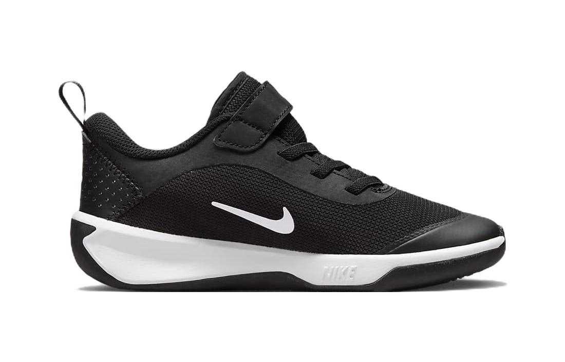 Nike Omni MULTI Корт Противоскользящий Амортизация Устойчивый к износу Низкий Верх Детские Лайфстайл Обувь Черный Белый — фото 2