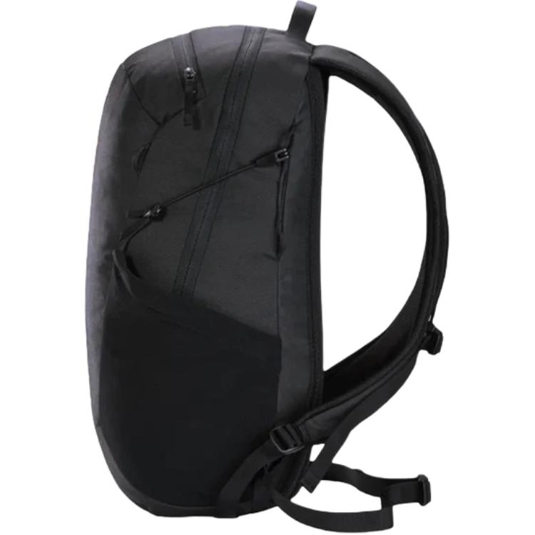 Arcteryx Mantis 16L Однотонный Большой объем Многокарманный Логотип Застежка-молния Сумка походная Полиэстер Черный Унисекс Парный — фото 3