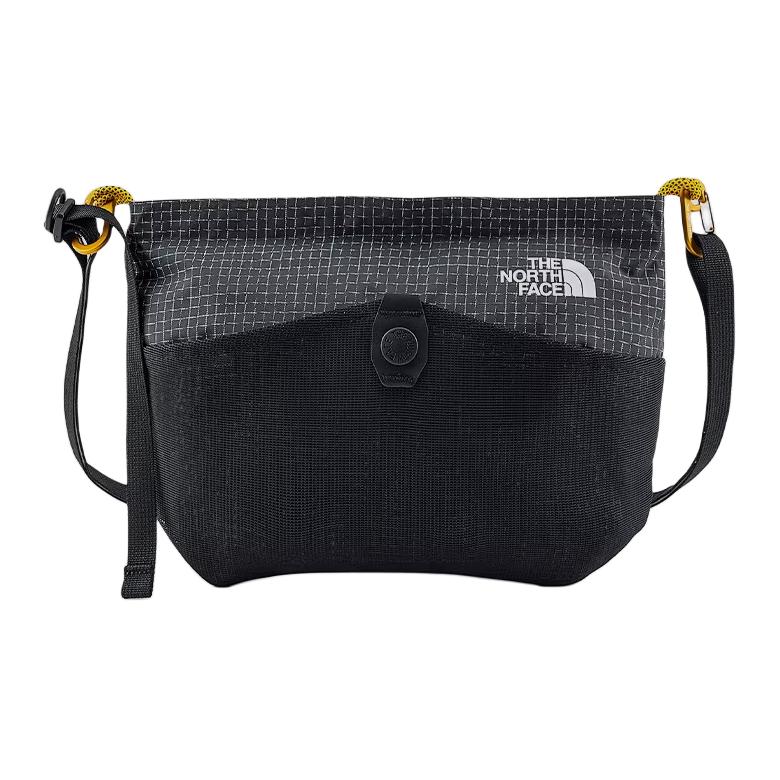 The North Face Clyffe Spectra Crossbody Bag Unisex Пламя Рок Серый Космический Черный — фото 1