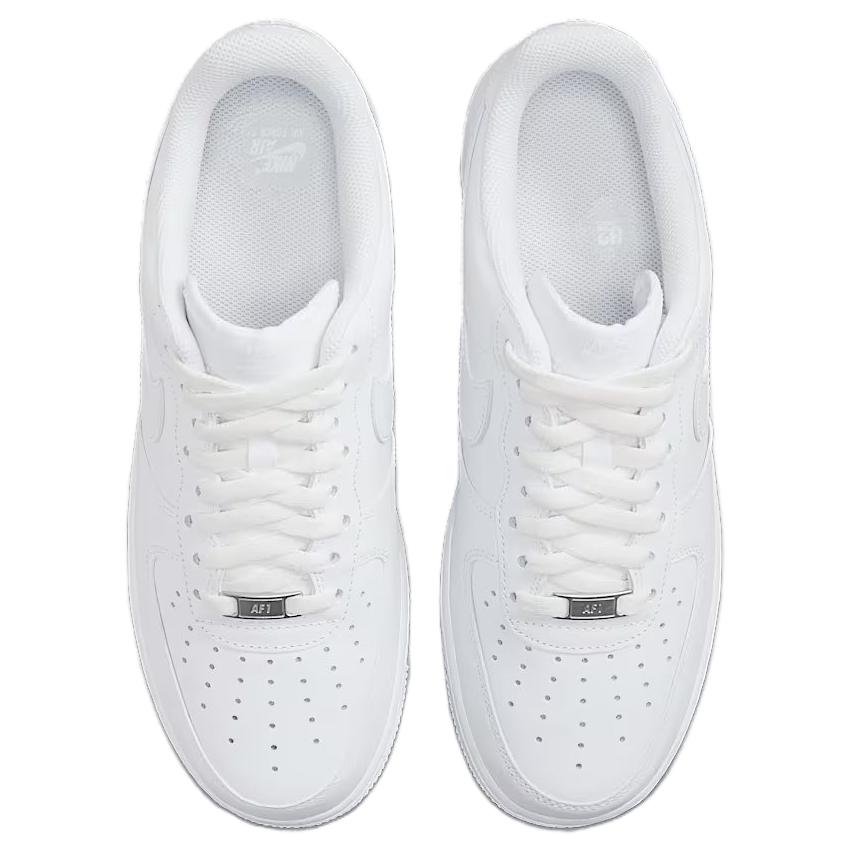 Nike Air Force 1 07 Амортизация Дышащая Поддержка Низкий Верх Скейтборд Обувь Мужская Чисто Белая — фото 4