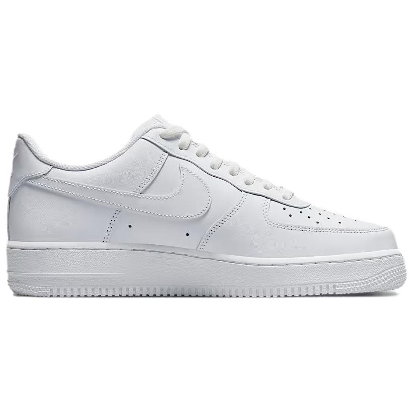 Nike Air Force 1 07 Амортизация Дышащая Поддержка Низкий Верх Скейтборд Обувь Мужская Чисто Белая — фото 2