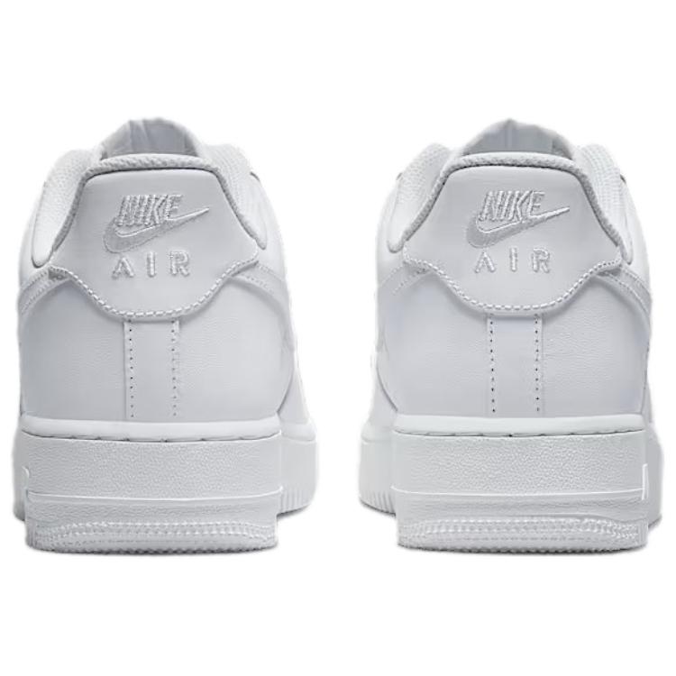 Nike Air Force 1 07 Амортизация Дышащая Поддержка Низкий Верх Скейтборд Обувь Мужская Чисто Белая — фото 5