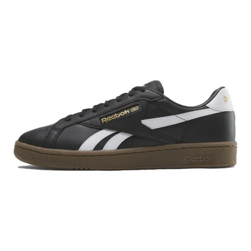 Reebok CLUB C GROUNDS UK Скейтборд Кроссовки Низкие Черные Белые Унисекс