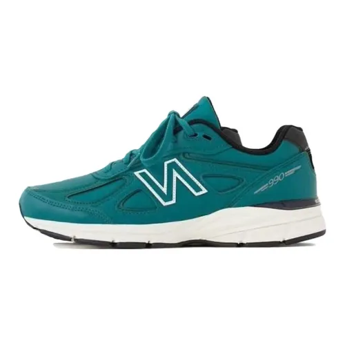 New Balance NB 990 V4 Беговые кроссовки Низкий топ Зеленый Мужской