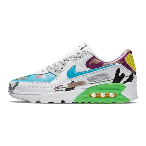 Nike Air Max 90 Беговые кроссовки Низкий топ Унисекс