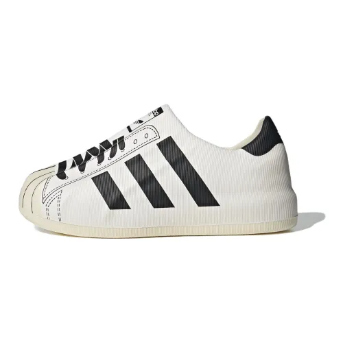 Adidas Originals AdiFOM Superstar Скейтборд Кроссовки Низкие Кремовый/Черный/Белый Унисекс