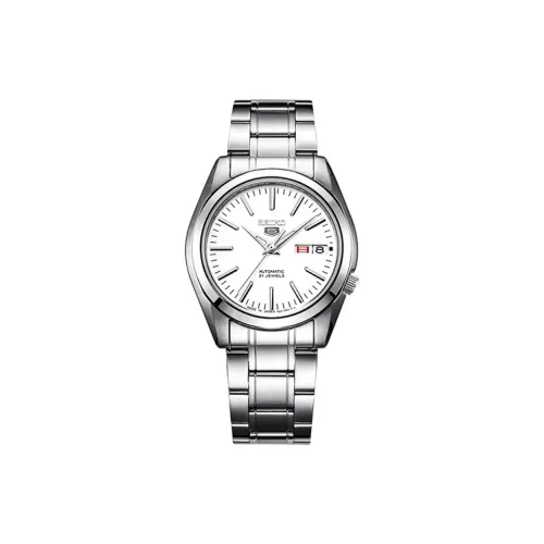 SEIKO Автоматический Механический Механизм Мужские Часы 37мм*11мм Белый