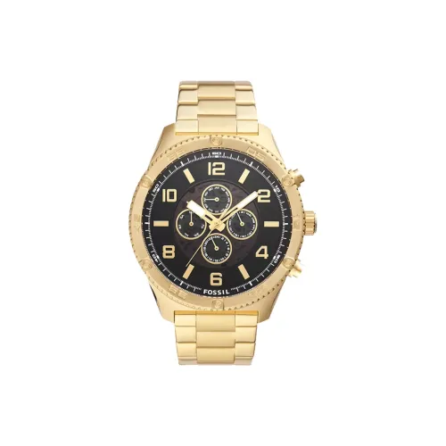 FOSSIL Автоматический механический механизм Мужские часы 50 мм Черный