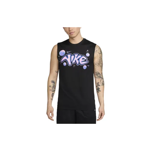 Nike Мужские черные футболки