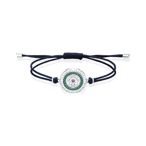 Swarovski Песочный Нержавеющий Стальной Браслеты Унисекс