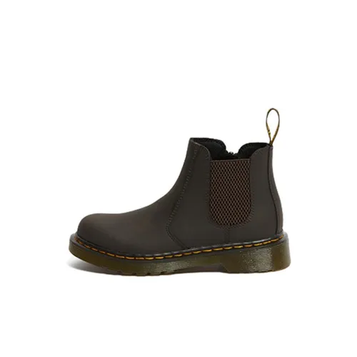 Dr.Martens Детские кожаные сапоги для дошкольников