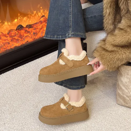 Fawn Miri Термический Увеличивающий Высоту Устойчивый к Износу Низкий Топ Утепленная Обувь Женская