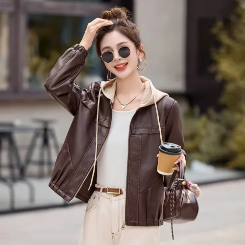 PIERRE CARDIN Кожа Куртка Женская