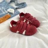 Винтажный красный + коробка для обуви