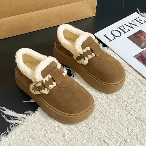 JimiXiong Низкий топ Утепленная обувь Женская