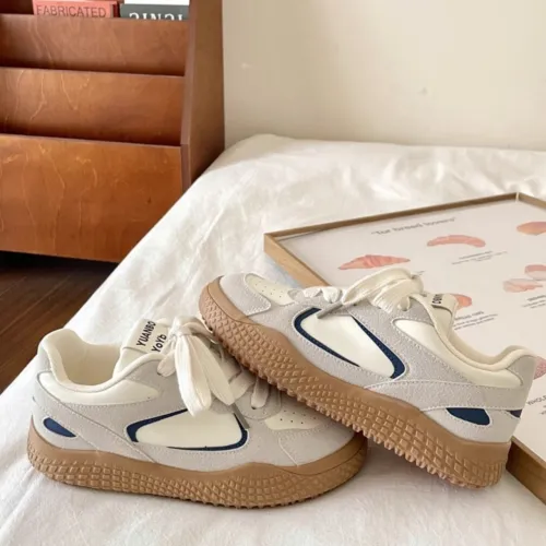 Boldi Kuki Высота Увеличивающие Устойчивые к Износу Легкие Низкие Кроссовки для Скейтбординга Женские