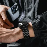 Мгновенный Ultra Металл Корпус + Нержавеющая Сталь Однополосный Магнитный Ремешок Часы Полоска Наборы