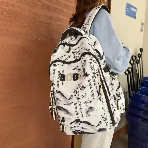 MOK Nylon Backpack Standard Women's Multicolor MOK Нейлон Рюкзак Стандартный Женские Многоцветный