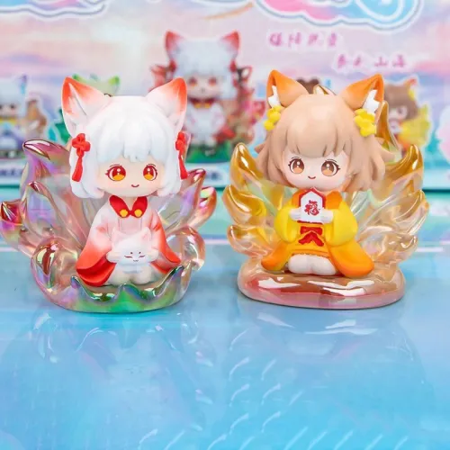 Barbne Ling Лиса Spirit Cute Fox Blind Box Single Mystery Box Full Box 6 Pack
