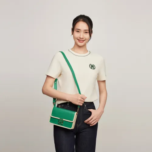 Tommy Hilfiger Сумки через плечо Зеленый 0H7 Женские