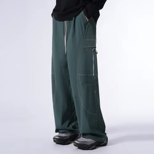 LEIMO Бирюзовые Зеленые Унисекс Карго Брюки