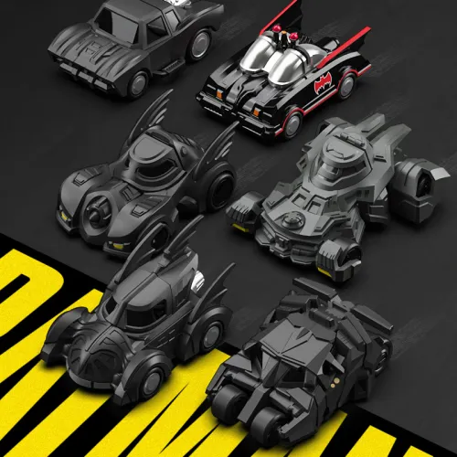 Bloks DC Герой Звезда Версия First Edition Bat Shadow Dawn Blind Boxes 3 Blind Boxes Full Box 12 Pack