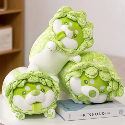 Little Cucu x Dodowo Овощной Dog Collection Куклы Плюшевая кукла Подвеска 55 см Рекомендуемый рост 55 см Длина (размер в длину)