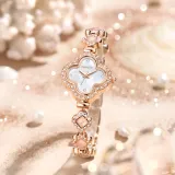 Мать жемчуга, белый, пластина [высококачественная коробка + подарочная упаковка + регулировка часов]