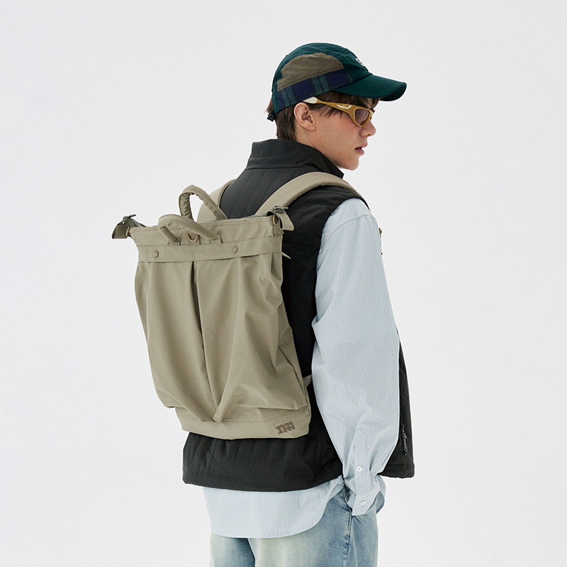 NOTHOMME Outdoor Backpack Polyester Fiber Khaki Unisex NOTHOMME Outdoor Рюкзак Полиэстер Волокно Хаки Унисекс — фото 4
