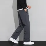 Темно-серый - прямой крой [бесплатно DIY значок]