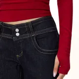 Джинсовый синий (удлиненный и с подкладкой)