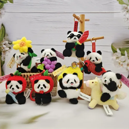AIRONGYI MENGLAN Панда Exam Rush Collection Кукла Плюшевая Подвеска 10 см Рекомендуемая Высота